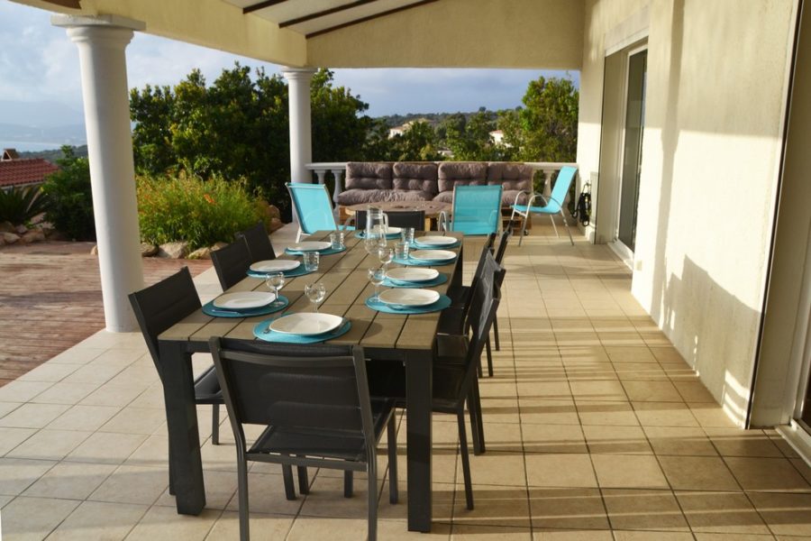 Terrasse couverte